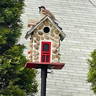 STONE COTTAGE BIRD HOUSE-Bestseller!