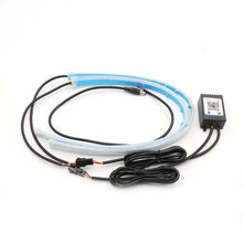 2X Flexible Multi Color Car LED DRL RGB Daytime Running Light LED