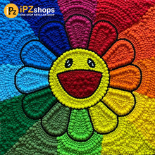 Smile sunflower DIY plush painting——Type C