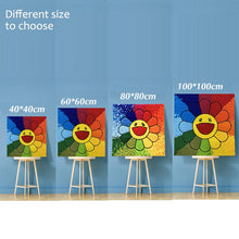 Smile sunflower DIY plush painting——Type B