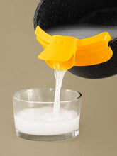 Spill proof kitchenware Pot with round mouth edge drainer duck beak liquid drainer soup pour utensil Kitchen gadget