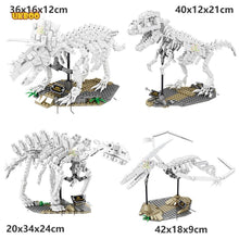 Free Shipping UKBOO Ideas Tyrannosaurus Rex Triceratops Dinosaur Fossils Museum Building Blocks Bricks Toys For Children Gifts