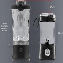 battery rechargeable electric Personal Travel Usb National Juicer Blender