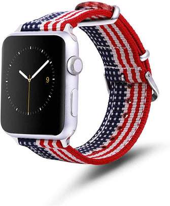 Soft Nylon Sport Watch Band For Apple 38mm 40mm 42mm 44mm, Watch Strap For Iwatch Series SE 6 5 4 3 2 1