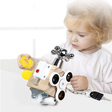 Toddler Busy Board Montessori Toys Basic Skills Board