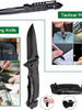 14 in 1 outdoor edc amazon fba survival kit set camping travel multi function tactical defense equipment birthday gift survival
