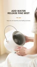 Private Model Patent Rechargeable Usb Cool Mist Fan Portable 2022 manufacturer custom Mini Air Water Spray Fan With Light