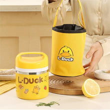 304 stainless steel vacuum insulated lunch box, split portable portable box, sealed, large-capacity insulated barrel, pot carrying gift