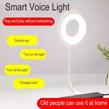 Portable Usb Plug Creative Intelligent Smart Foldable Table Night lights Spot Smart Voice Controlled Bright Desk Lamp for Read