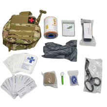 Ground First Aid Kit Survival Tool Emergency Kit edc Camping gear cp Army green khaki