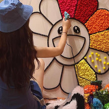 Smile sunflower DIY plush painting——Type A
