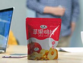 Juntian orchard apple chips without added baby healthy snacks for pregnant women 36g/bag 4 bags holiday gift box