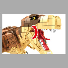 Small grain mini building block sets dinosaur Jurassic world legoing building block Tyrannosaurus rex model toy