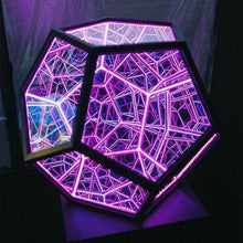 Infinite Dodecahedron Color Art Light