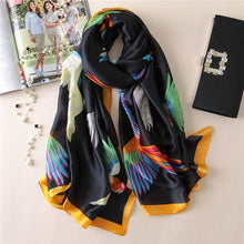 New European and American fashion scarves in spring and summer Women's classic colorful fashion shawl Elegant and warm scarf in Europe and America