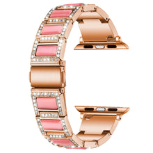 Bling Diamond Metal Strap for Apple Watch Band 44mm 41mm 42mm 38mm 40mm 45mm Women Bracelet For Iwatch Series 8 7 SE 6 5 4 3
