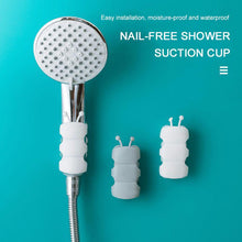 Shower Head Holder Durable Reusable Removable Silicone Shower Handheld Wall Mount Suction Cup Shower Bracket Bathroom Gadget