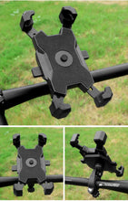 HCL New Universal Scooter Electric Bike Outdoor Bicycle Phone Holder One-Click Lock Open Cycling Handle Four Claw Phone Holder