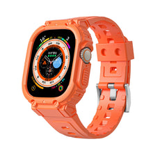 Compatible with Apple Watch Band 49mm 45mm 44mm 42mm with Case, Shockproof Rugged Band Strap for iWatch SE2 SE Series 87654321