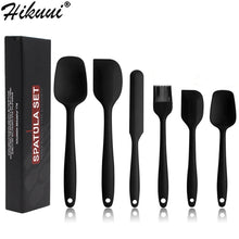 6/7/8 Pcs Spatula Sets BPA Free Silicone Scrapers Spoon Non-Stick Silica Cake BBQ Heat Resistant Cooking Utensils Baking Tools