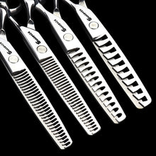 6 inch scissors Japan Professional hairdressing scissors Barber Scissors Set Hair Cutting Shears hairdressers clippers Free logo