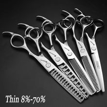 6 inch scissors Japan Professional hairdressing scissors Barber Scissors Set Hair Cutting Shears hairdressers clippers Free logo