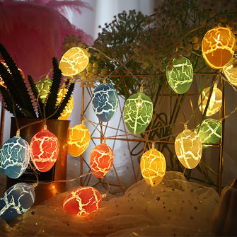 LED Eggs String Lights Party Indoor Outdoor Dec