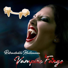(👻Early Halloween Sale- 50% OFF) Retractable Halloween Vampire Fangs (BUY 2 GET 1 FREE NOW)