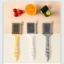 5-In-1 Multifunctional Paring Knife Fruit And Vegetable Cleaning Brush Kitchen Vegetables And Fruits Cleaning Peel