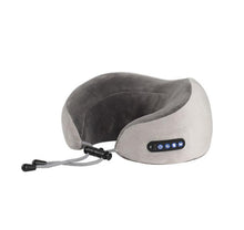 Hot Sale Full Body neck Rolling Kneading Massager Shiatsu Infrared Vibrating Neck Massage Pillow Cushion with Heat blue