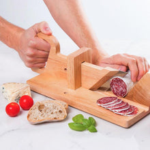 Push-and-Pull Sausage Slicer