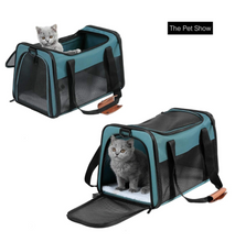Soft Sided Collapsible Pet Travel Carrier Airline Approved Pet Carriers for Small Medium Cats