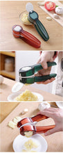 New creative home garlic slicer multi-functional manual garlic press garlic rammer kitchen gadget
