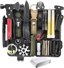 Survival Kit 34 in 1 Camping Accessories Survival Gear Outdoor Multi-Tool Gifts
