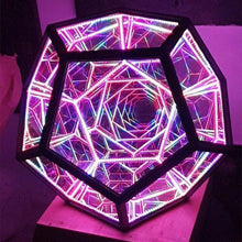 Infinite Dodecahedron Color Art Light