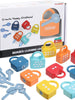 【New⭐】Lock and key pairing Montessori alphanumeric Alphabet learning toy