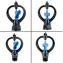 1/2 inch plastic 360 degree rotating garden sprinkler head for garden agricultural irrigation