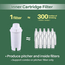 Mineral Water Filter Activated Carbon Solar for Water Filter-jugs JFC002-A for Household Pitcher Manual