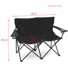 Outdoor Innovations Love Seat Style Double Camp Seat Chair