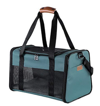 Soft Sided Collapsible Pet Travel Carrier Airline Approved Pet Carriers for Small Medium Cats