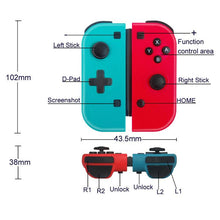 SYY New Hot Sale Left Right Wireless Gamepad Joystick for Nintendo Switch NS Controller Game Accessories