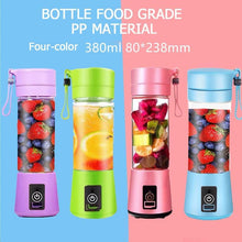 380ml Mini Usb Rechargeable Hand Personal Portable Blender Fruit Juicer Blender Bingo Juicer Cup