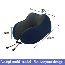 Custom Memory Foam Travel Pillow - Airplane Neck Rest & Plane Accessories