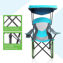 Folding Camping Mesh Canopy Chair