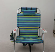 Wholesale Outdoor Beach Folding Aluminium Tube Sand Camping Chair Beach Camp Chairs With Carry Belt and storage bag