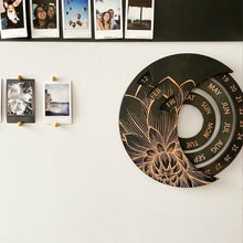 Wooden Hanging Moon Perpetual Calendar