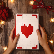 DIY Jewelry Gift Box For I Love You Rings Compatible With DIY Cartoon Building Blocks (Ring Not Included)