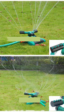 DD1290 Tandem Sprinkler for Yard Lawn 360 Degree Automatic Rotating Garden Sprinkler for Large Area Coverage