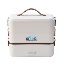 New Design 3 Layers Lunchbox Custom Easy Carry Multi-functional Cooked Heated electric lunch box food warmer