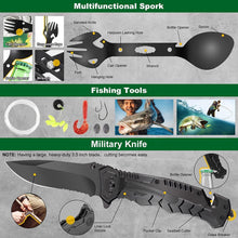 Survival Kit 34 in 1 Camping Accessories Survival Gear Outdoor Multi-Tool Gifts